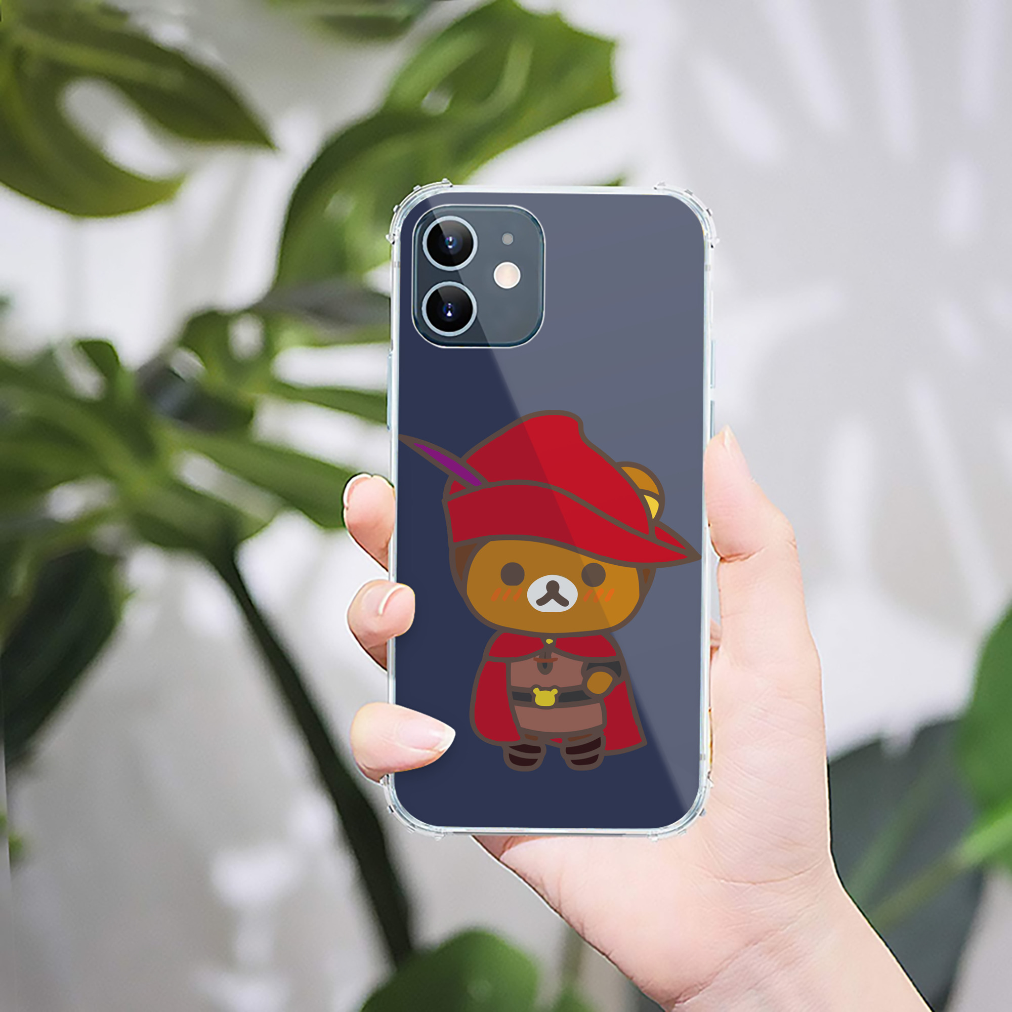 （画像用） リラックマ リラックマ キイロイトリ Rilakkuma Korilakkuma Kiiroitori 【iPhone 12シリーズ対応】透明スマホケース（クリアソフトケース）